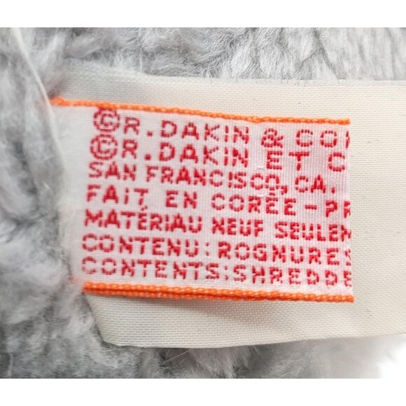 Vintage Dakin Raccoon Plush 1980 Stuff Animal Toy 10" - Picture 4 of 4